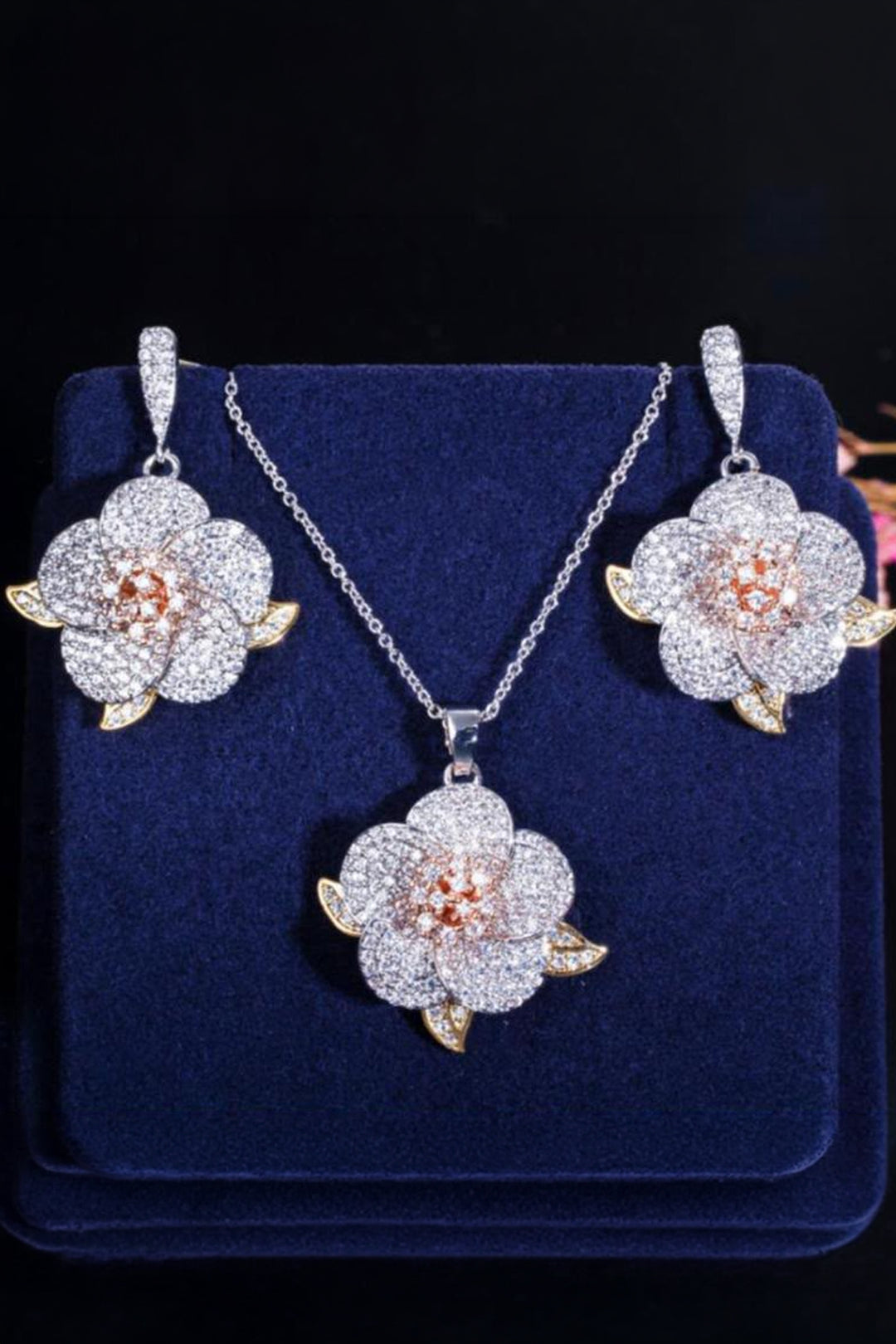 T0022 Rose Gold Jewelry Set