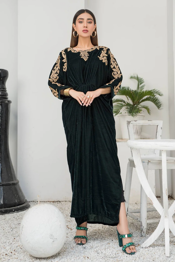 [keywords] - Emerald kaftan - Naayas Official  