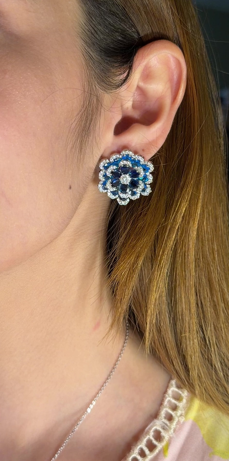 T0195 Blue Jewelry Set