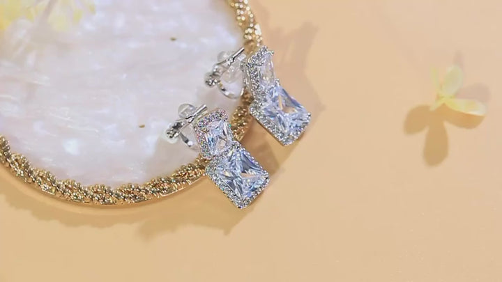 EJ0043 White Earrings