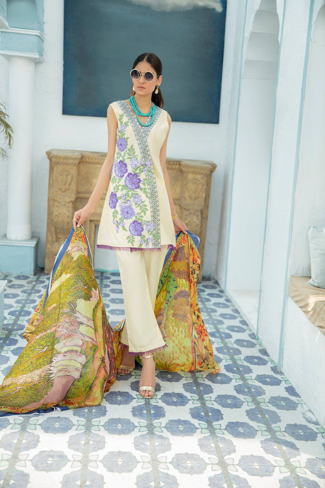 best sellers | Lime -  front - Premium Dress from Naayas - Just Rs.4499! Shop now at Naayas Official