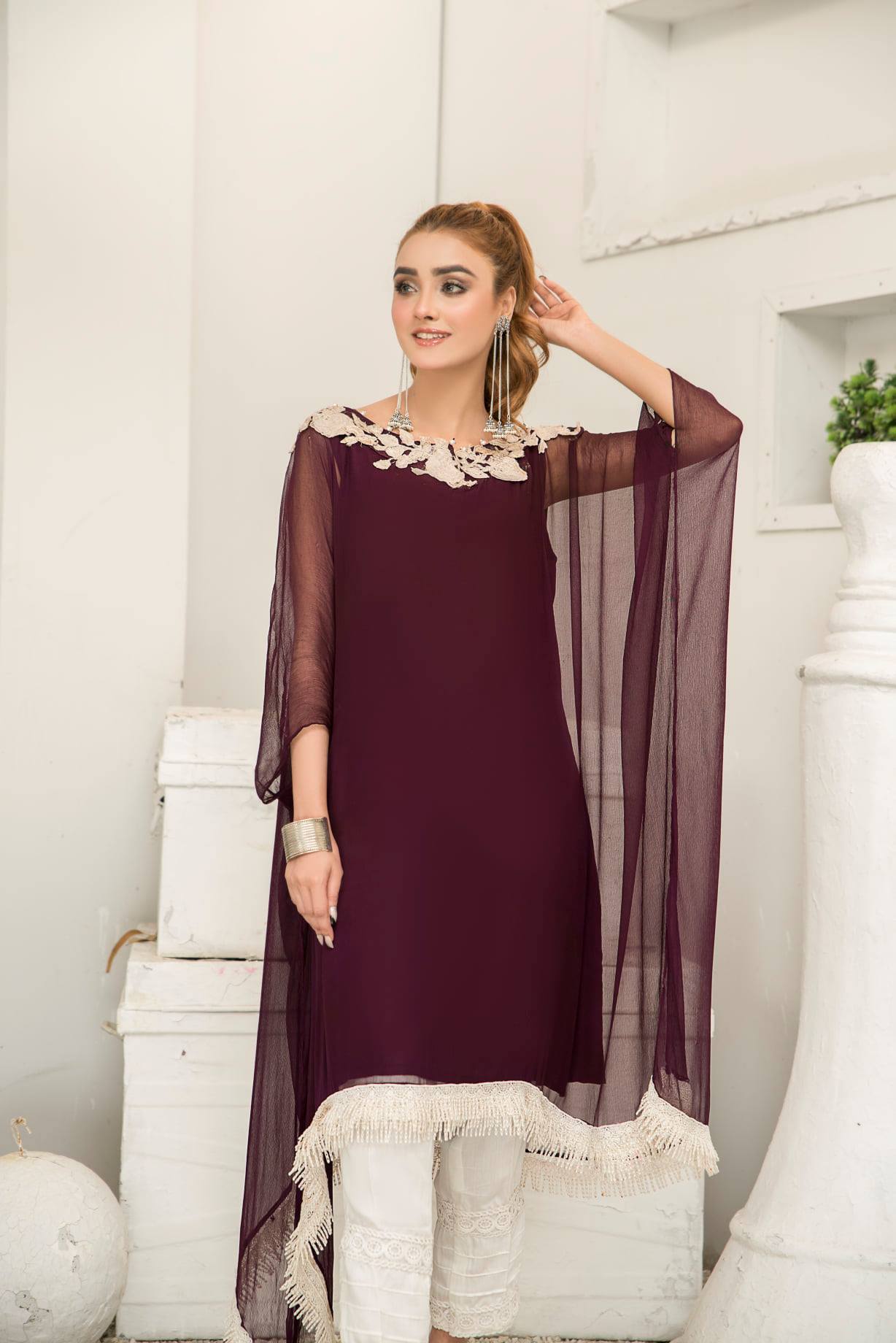 best sellers | Royal Purple -  front - Premium Dresses from Naayas - Just Rs.5499! Shop now at Naayas Official