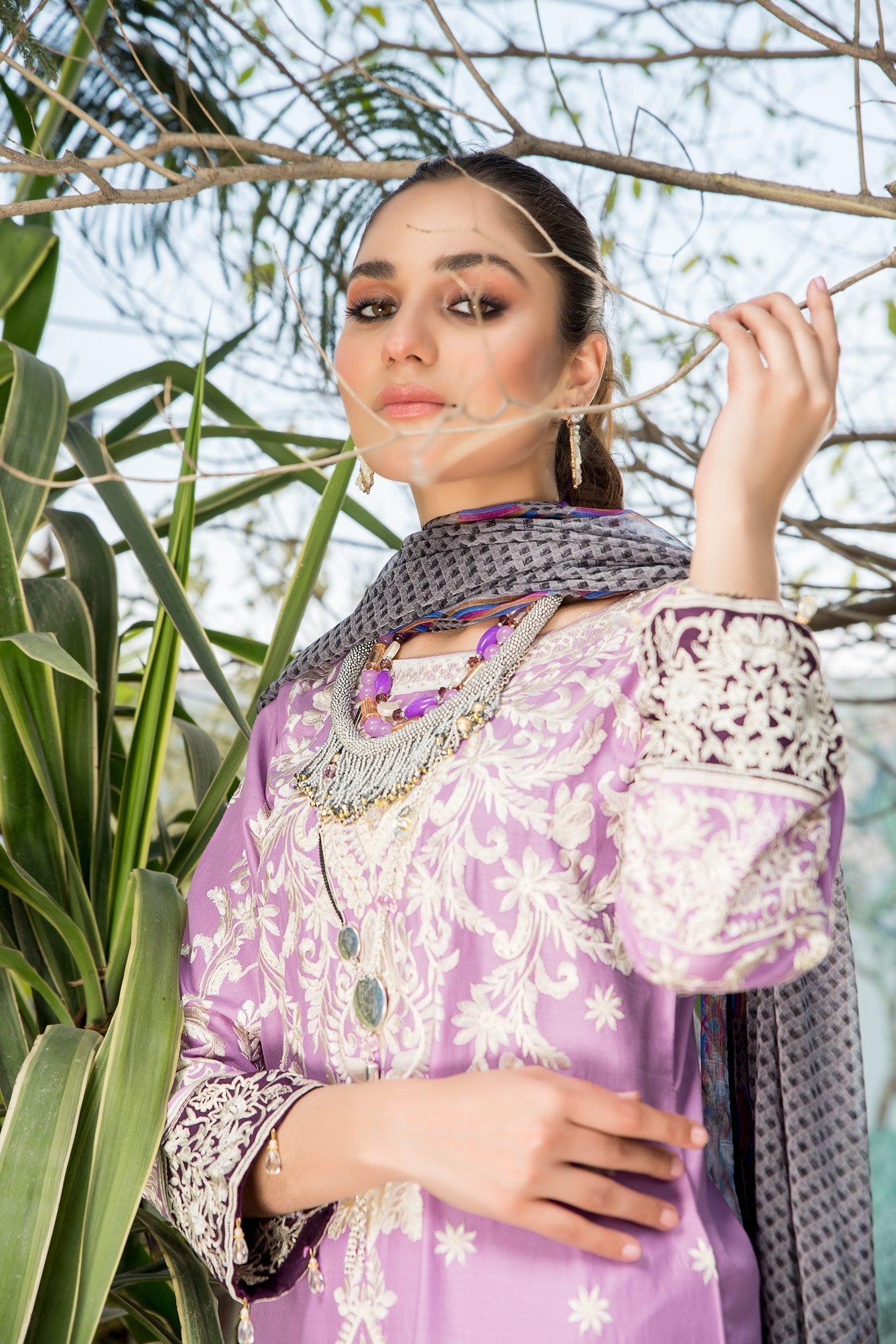 Bale lilac - Premium Dresses from Nerra Lawn '22 - Just Rs.4399.20! Shop now at Naayas Official