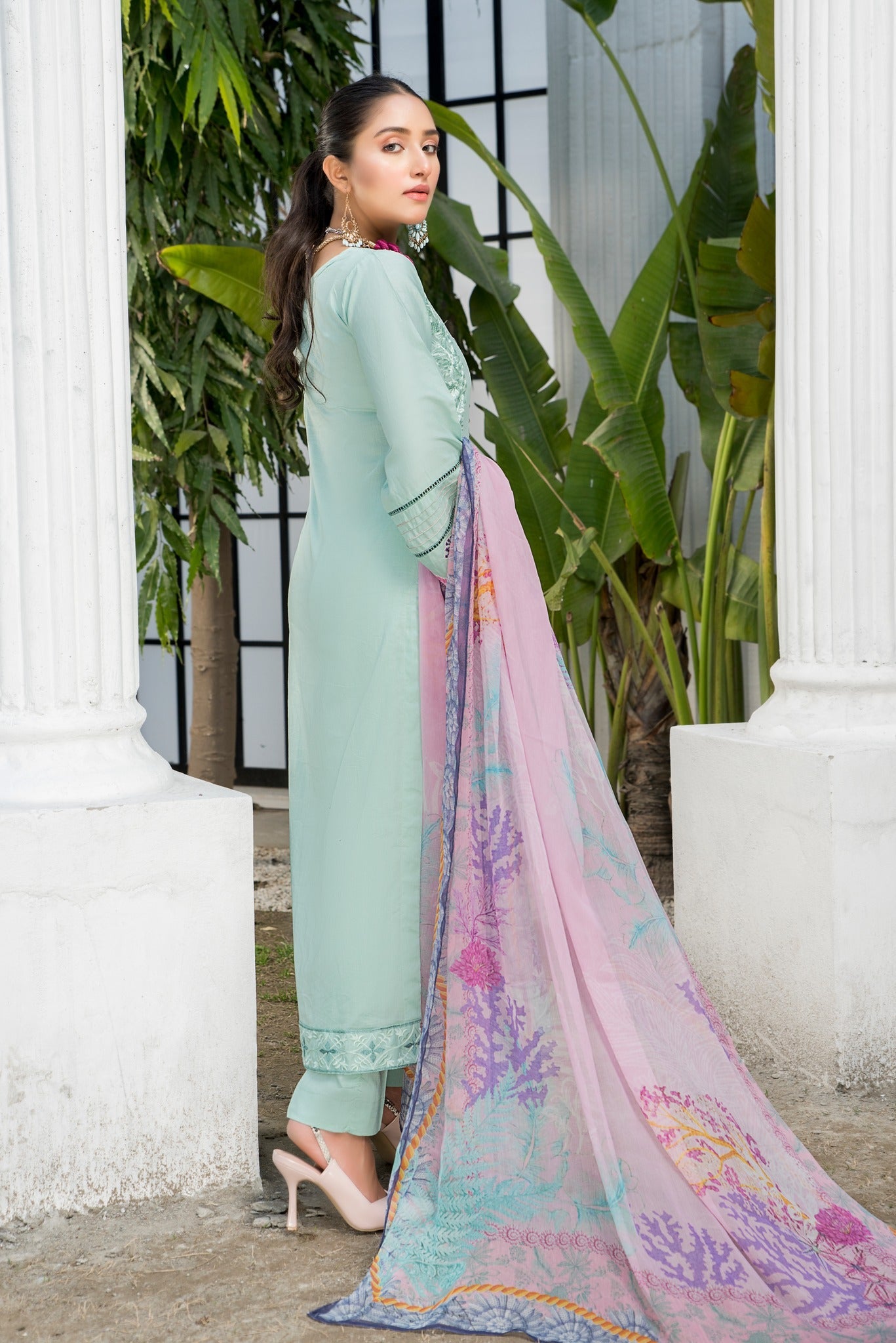best sellers | Iris Bloom -  front - Premium Dresses from Nerra Lawn '22 - Just Rs.4559.20! Shop now at Naayas Official