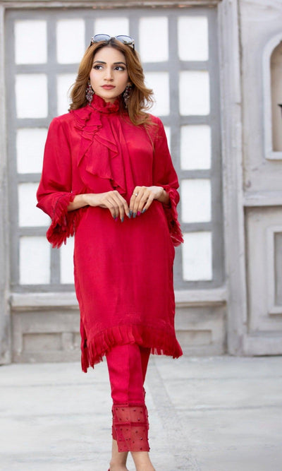 best sellers | RUBIES -  front - Premium Dress from Naayas - Just Rs.6500! Shop now at Naayas Official