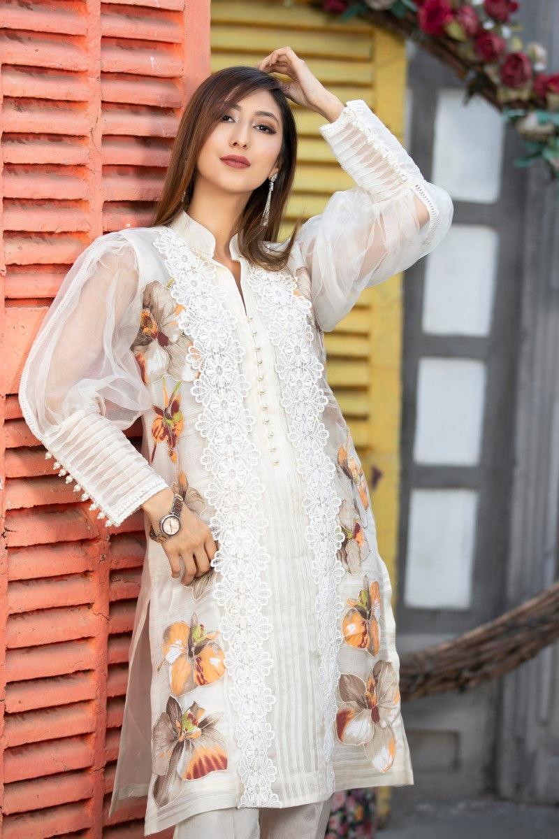 best sellers | FLORAL AREZO -  front - Premium Dress from Naayas - Just Rs.8000! Shop now at Naayas Official