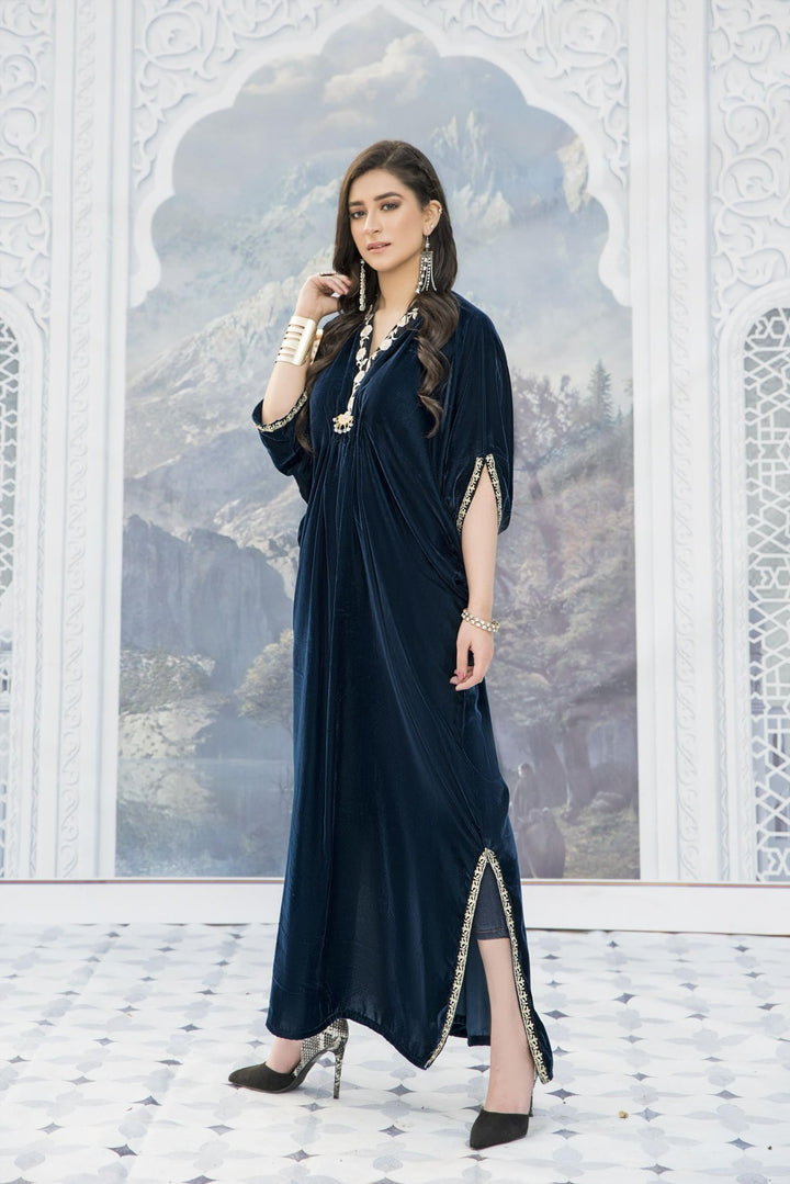 Teal Kaftan - Naayas Official